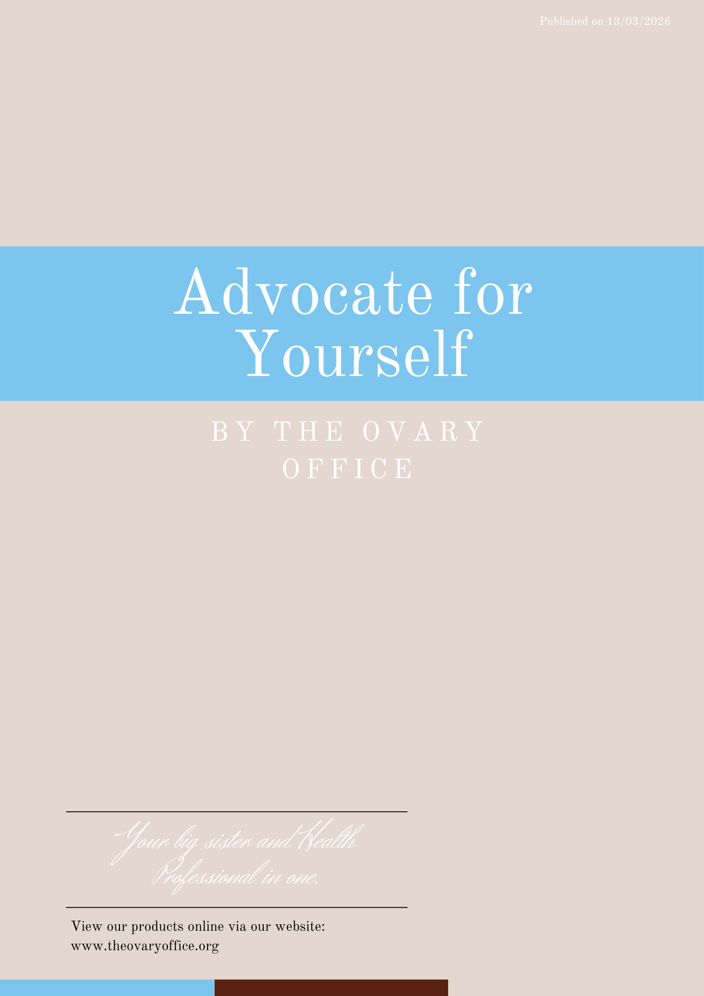 Advocate for Yourself - Resource